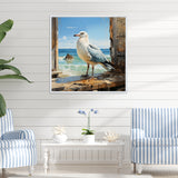 Coastal Sentinel Majestic Seagull - Seagull Wall Decor
