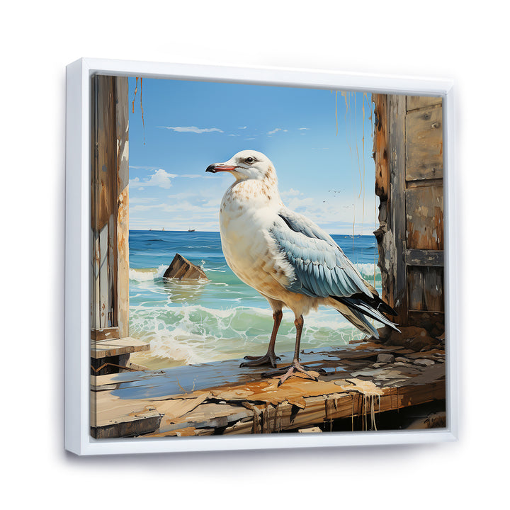 Coastal Sentinel Majestic Seagull - Seagull Wall Decor