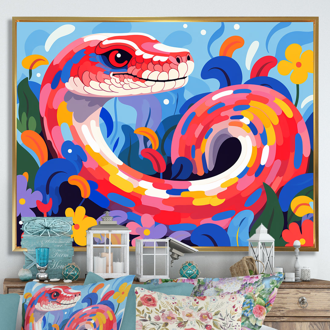 Popart snakes Grace - Snake Home Decor Art
