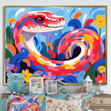 Popart snakes Grace - Snake Home Decor Art