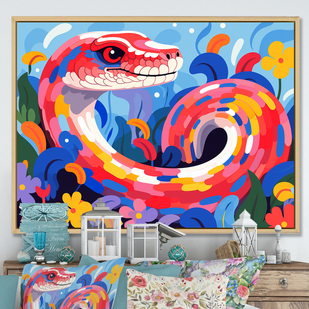 Popart snakes Grace - Snake Home Decor Art