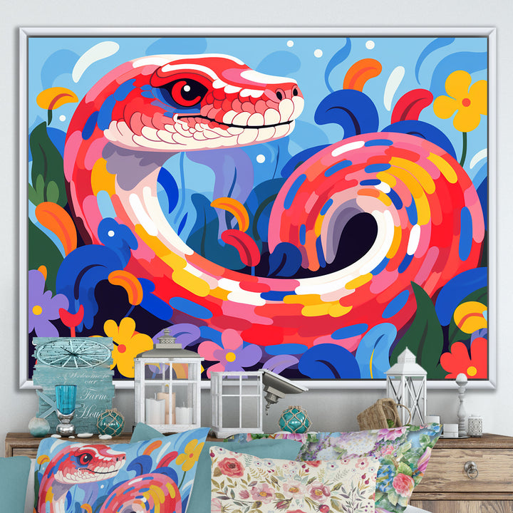 Popart snakes Grace - Snake Home Decor Art