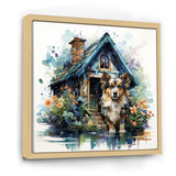 Cozy Sheltie Cottage - Dog Wall Art Prints