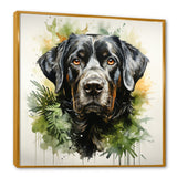Tropical Labrador Dog Portrait - Dog Wall Art Prints