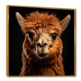 Serene Alpaca in Natural Elegance - Alpaca Canvas Wall Art