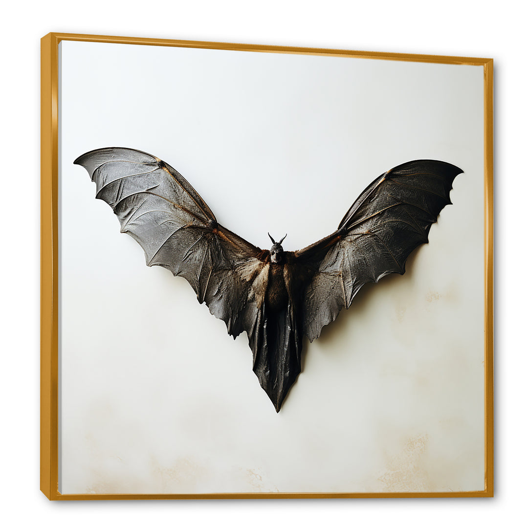 White and black Mystic bat - Bat Wall Decor