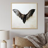 White and black Mystic bat - Bat Wall Decor