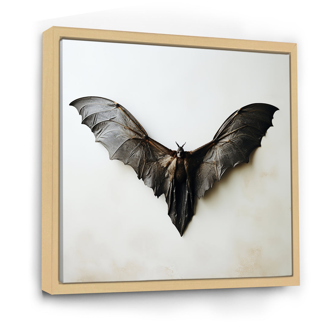 White and black Mystic bat - Bat Wall Decor