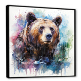 Brown bear forest wondering - Brown Bear Wall Art