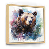 Brown bear forest wondering - Brown Bear Wall Art