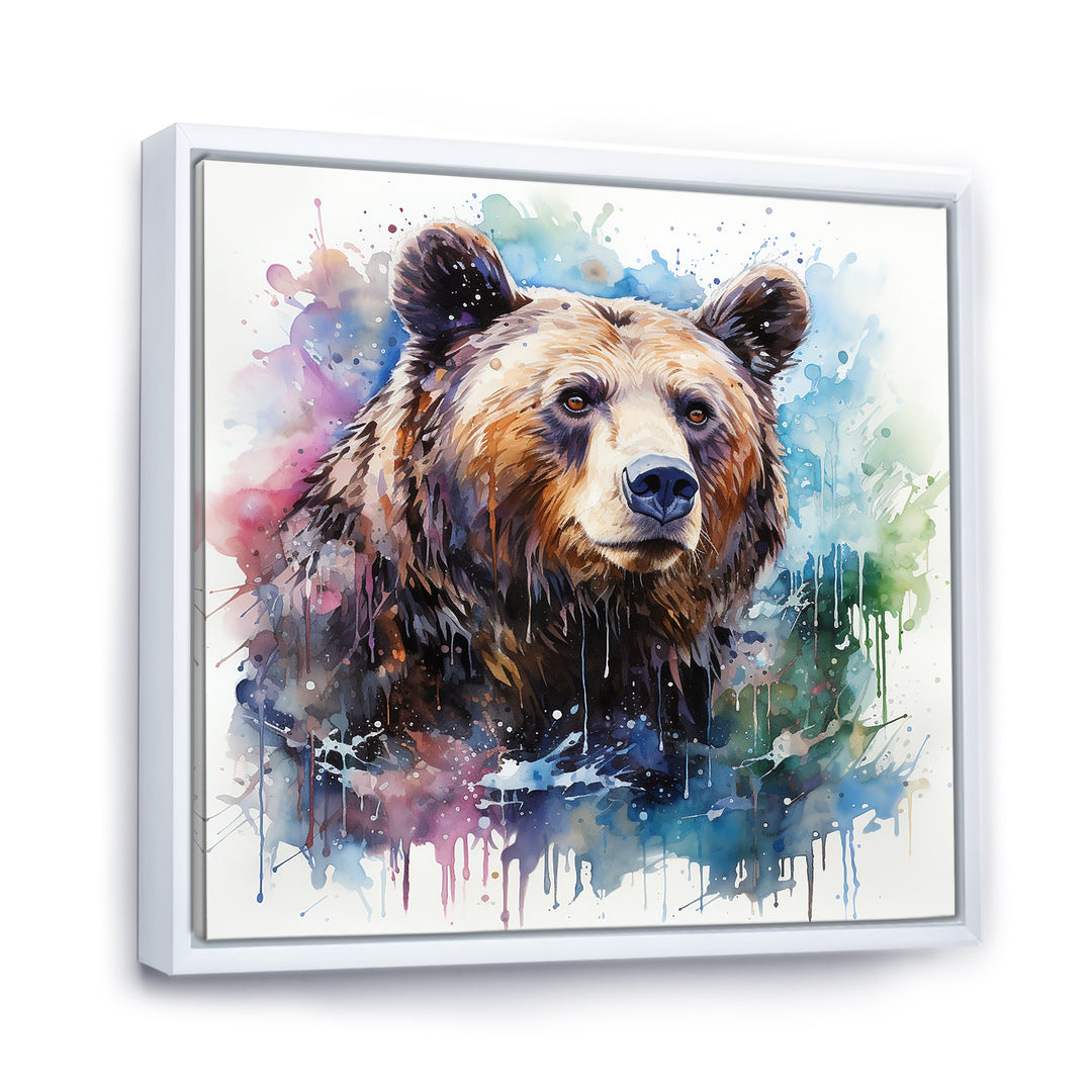 Brown bear forest wondering - Brown Bear Wall Art