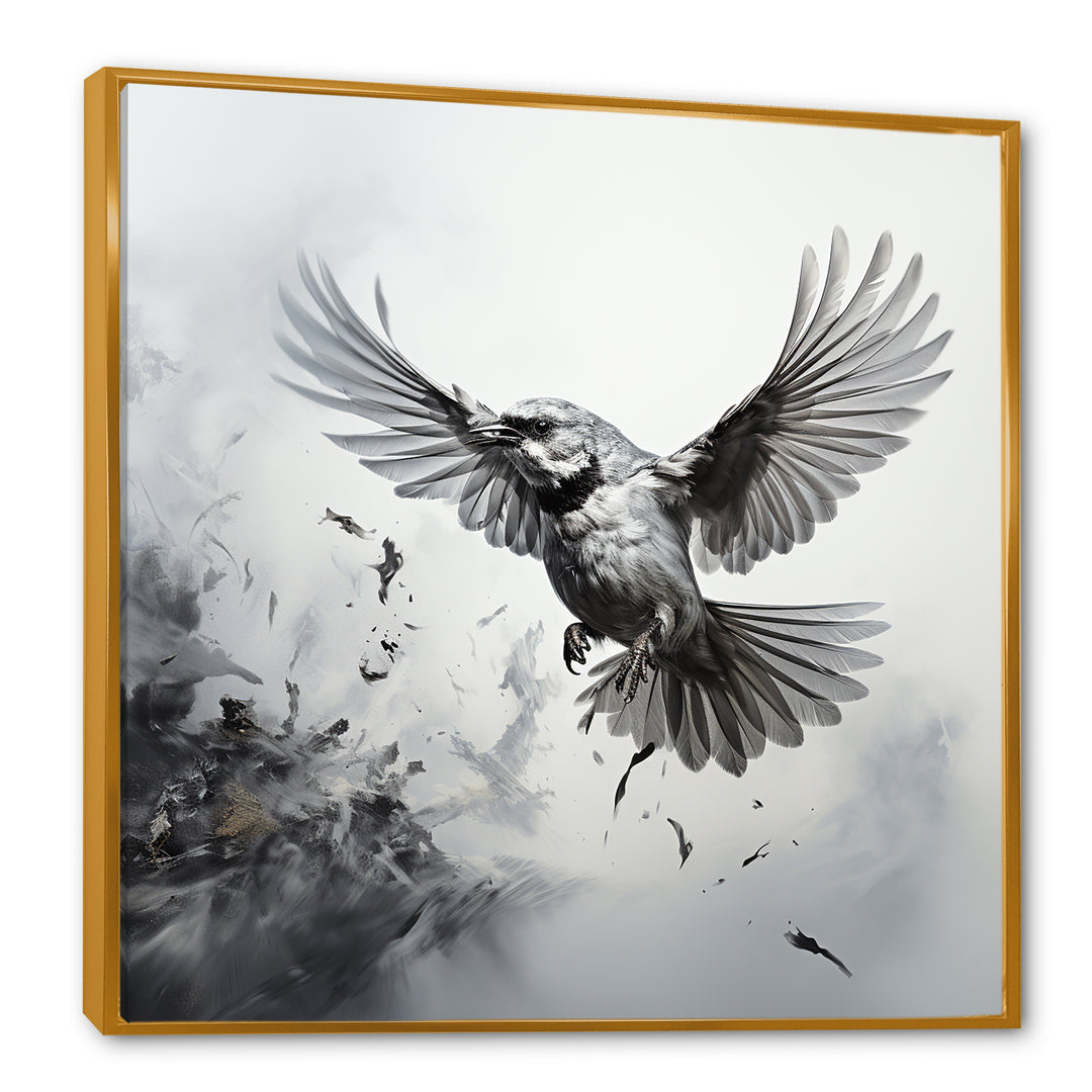 Graphite Realism The Wild Bird - Bird Wall Decor