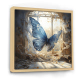 Cottage blue Butterfly escape - Butterfly Wall Art Prints