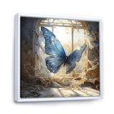 Cottage blue Butterfly escape - Butterfly Wall Art Prints