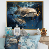 Dancing Dolphins - Dolphin Home Decor Art
