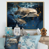 Dancing Dolphins - Dolphin Home Decor Art
