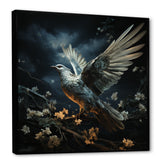 Blue and white Dove take off harmony - Dove Wall Art Prints