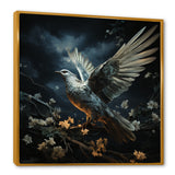 Blue and white Dove take off harmony - Dove Wall Art Prints