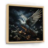 Blue and white Dove take off harmony - Dove Wall Art Prints