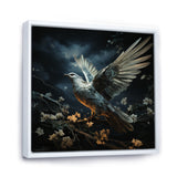 Blue and white Dove take off harmony - Dove Wall Art Prints