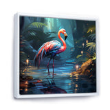 Flamingo pink Paradise - Flamingo Large Canvas Wall Art