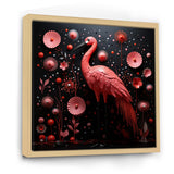 Ping Pong Plumage Fiasco - Flamingo Canvas Wall Art