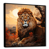 Sun Kissed Lion Majesty - Lion Wall Decor