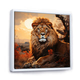Sun Kissed Lion Majesty - Lion Wall Decor