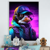 DJ Penguin Wild nightlife - Penguin Bedroom Wall Art