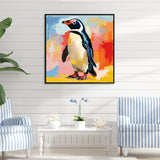 Penguin parade charm - Penguin Wall Decor