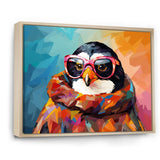 Pop art Penguin with sunglasses - Penguin Wall Art Prints