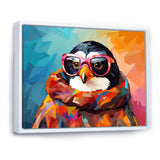 Pop art Penguin with sunglasses - Penguin Wall Art Prints