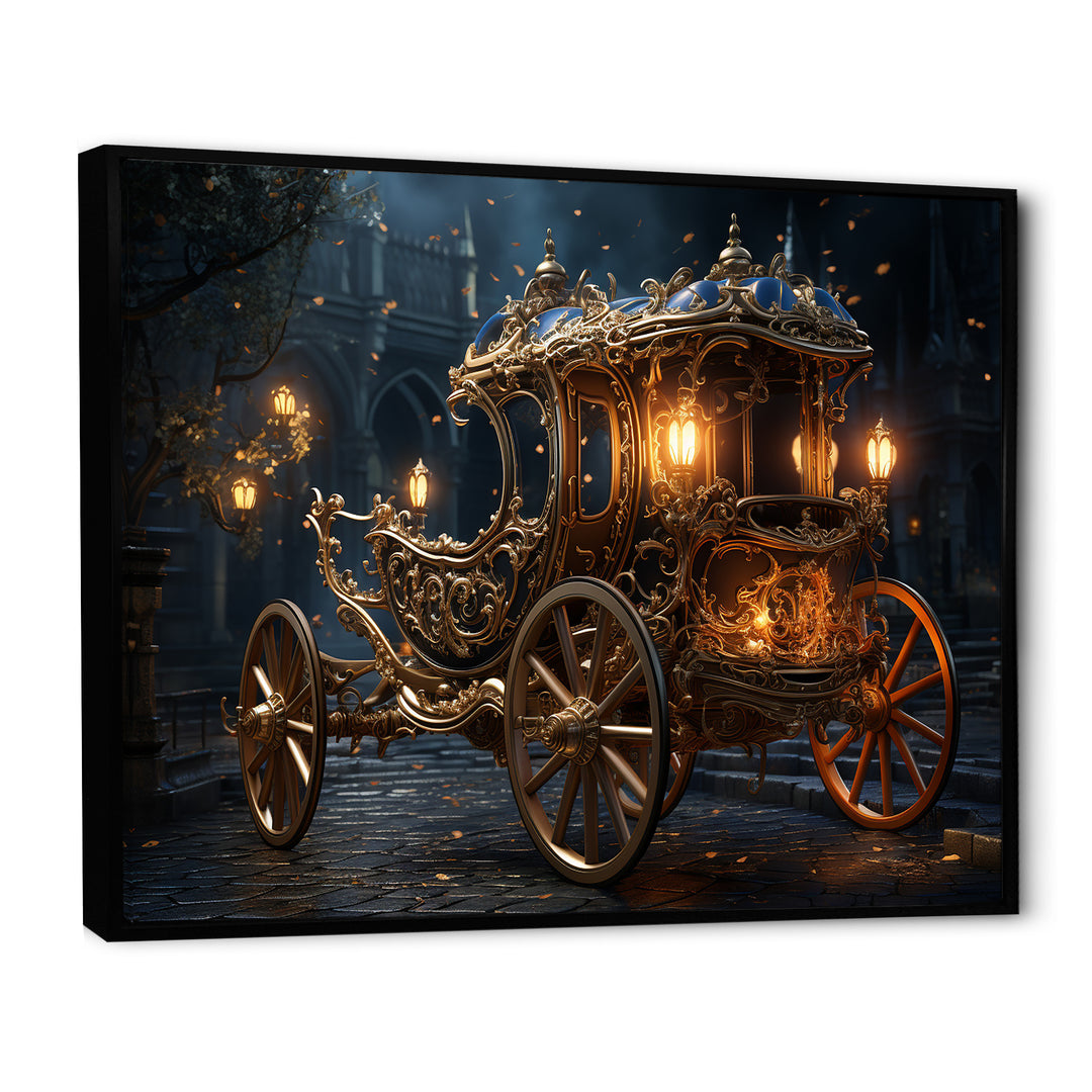 Vintage old American Cart I - Old American Cart Canvas Wall Art