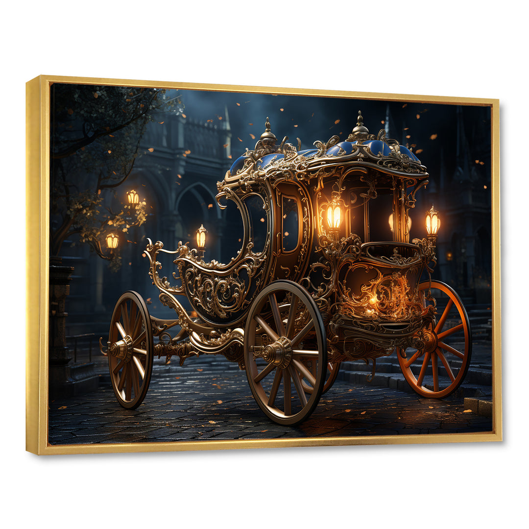 Vintage old American Cart I - Old American Cart Canvas Wall Art