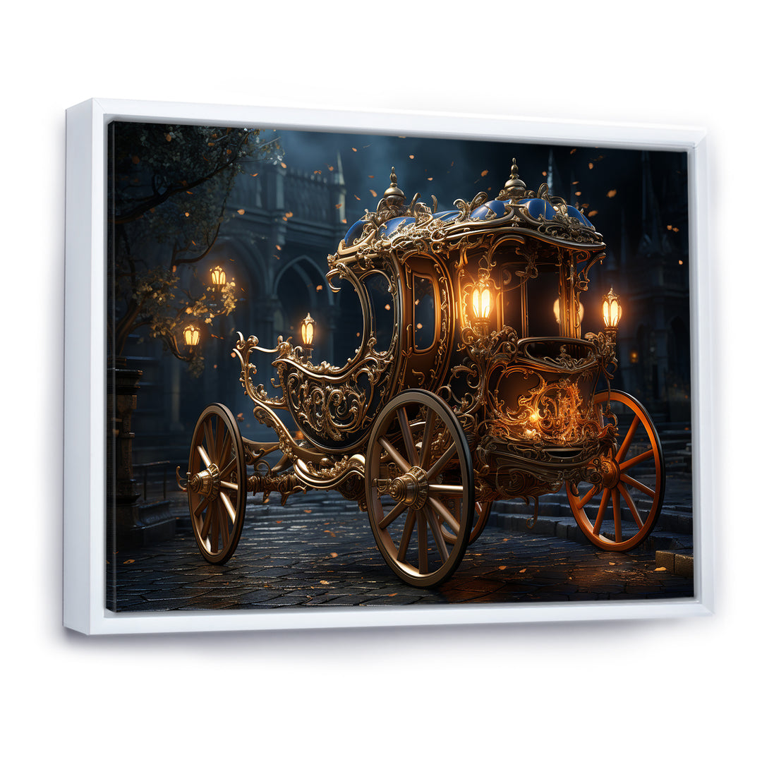 Vintage old American Cart I - Old American Cart Canvas Wall Art