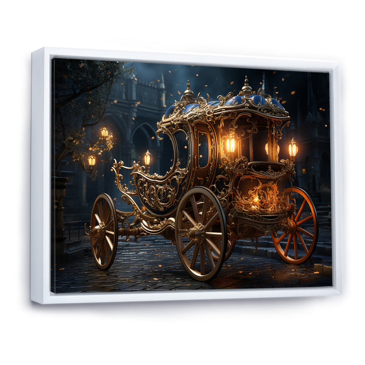 Vintage old American Cart I - Old American Cart Canvas Wall Art