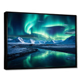 Icelandic Borealis Winter s Aurora II - Landscapes Canvas Wall Art