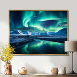 Icelandic Borealis Winter s Aurora II - Landscapes Canvas Wall Art