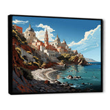 Italian coastal village  II - Landscapes Canvas Wall Art