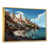 Italian coastal village  II - Landscapes Canvas Wall Art