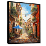 Italian village Essence 1 - Landscapes Canvas Wall Art