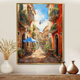 Italian village Essence 1 - Landscapes Canvas Wall Art