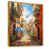 Italian village Essence 1 - Landscapes Canvas Wall Art