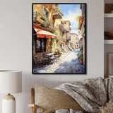 Italian village Essence 2 - Landscapes Canvas Wall Art