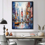 Times Square New York Cityscape IV - Cityscapes Canvas Wall Art