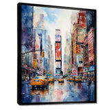 Times Square New York Cityscape IV - Cityscapes Canvas Wall Art