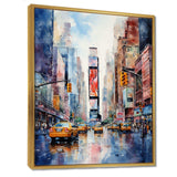 Times Square New York Cityscape IV - Cityscapes Canvas Wall Art