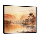 Ancient Egyptian river landscape - Landscapes Canvas Wall Art