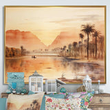 Ancient Egyptian river landscape - Landscapes Canvas Wall Art