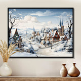 Frost Holiday Christmas Village II - Landscapes Canvas Wall Art